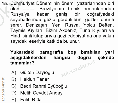 Soru 15