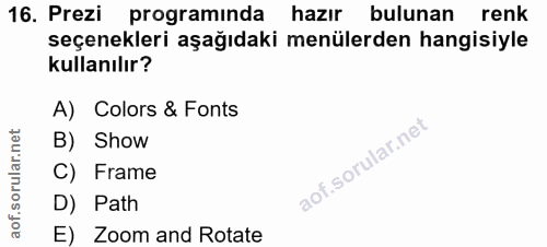 Soru 16