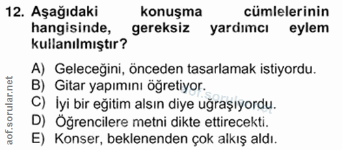 Soru 12