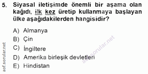 Soru 5