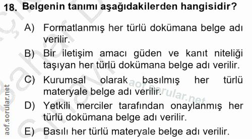 Soru 18
