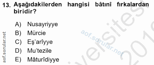 Soru 13