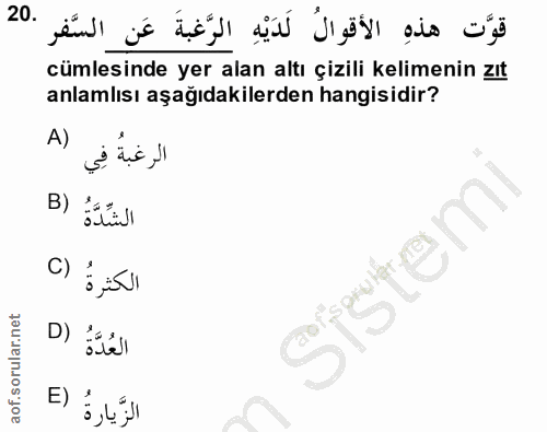 Soru 20