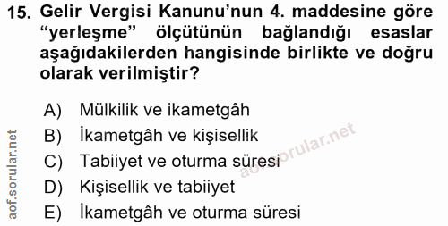 Soru 15