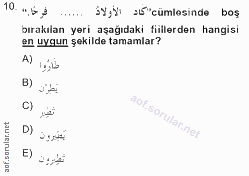 Soru 10