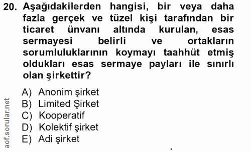 Soru 20