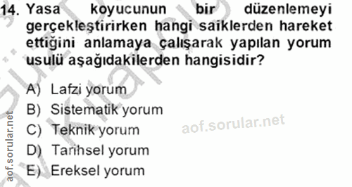 Soru 14