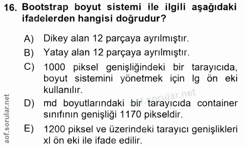 Soru 16