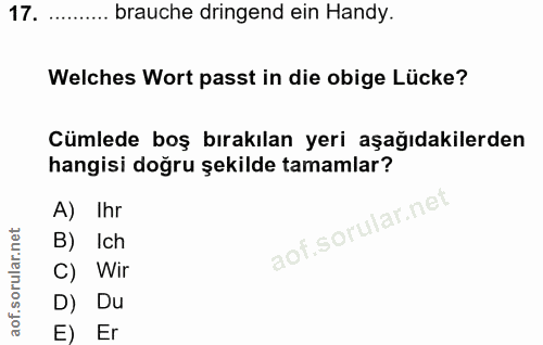 Soru 17