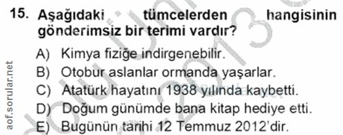 Soru 15