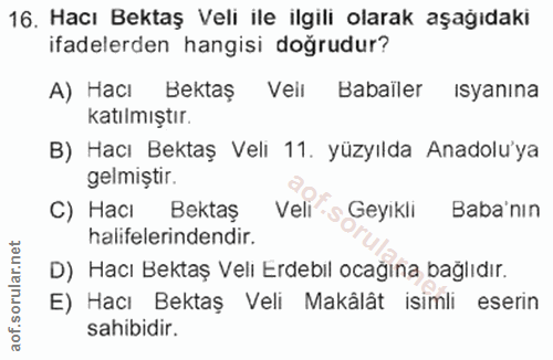 Soru 16