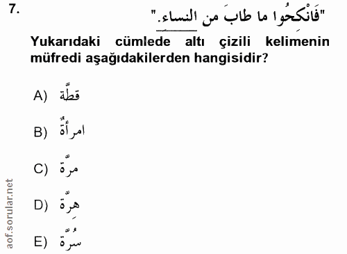 Soru 7