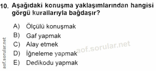 Soru 10