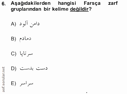 Soru 6