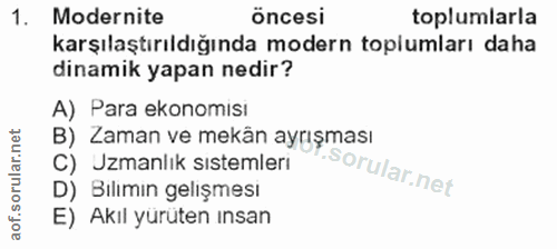 Soru 1