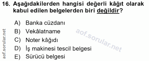 Soru 16