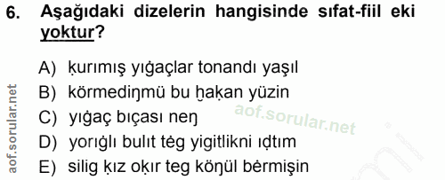 Soru 6