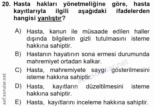 Soru 20