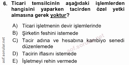 Soru 6