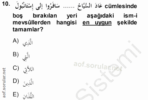 Soru 10