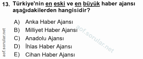 Soru 13