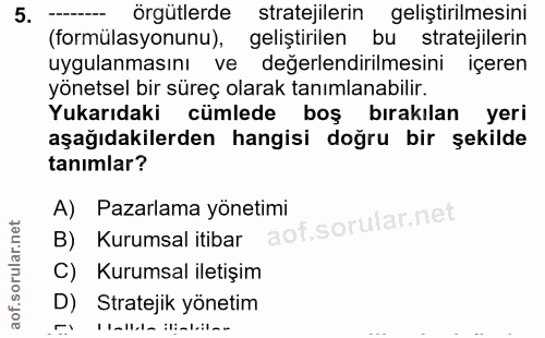 Soru 5