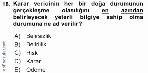 Soru 18