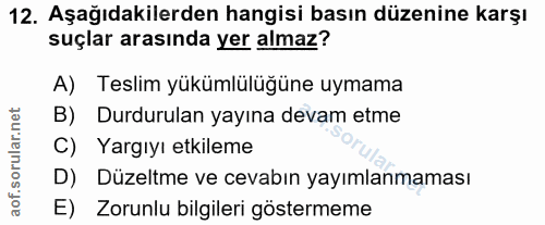 Soru 12