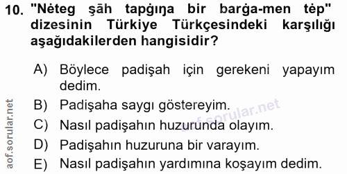 Soru 10