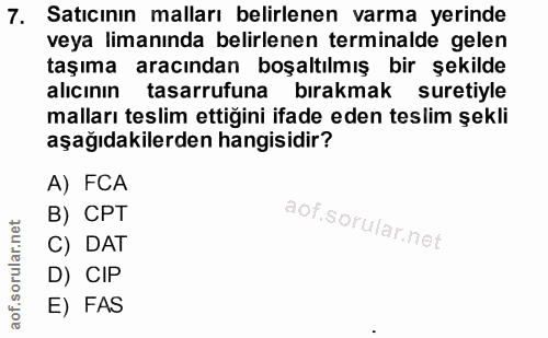 Soru 7