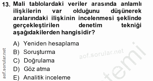 Soru 13