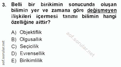 Soru 3