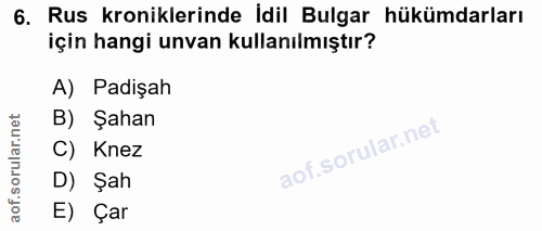 Soru 6