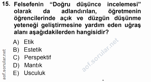 Soru 15