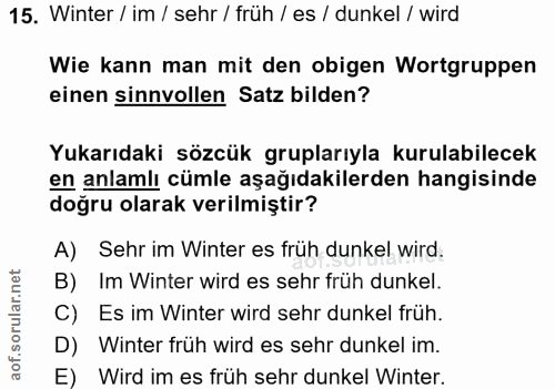 Soru 15