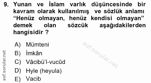 Soru 9