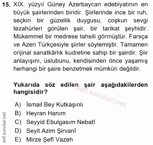 Soru 15
