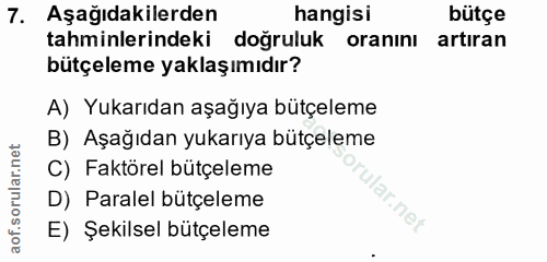 Soru 7