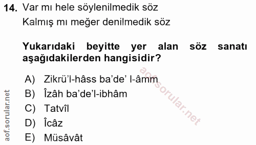 Soru 14