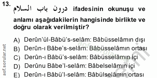 Soru 13