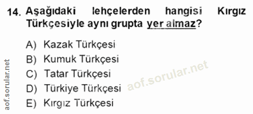 Soru 14