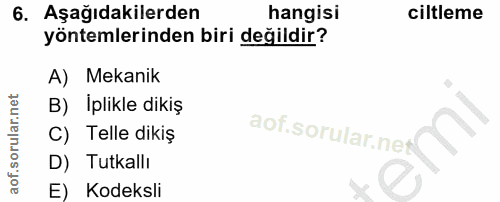 Soru 6