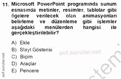 Soru 11