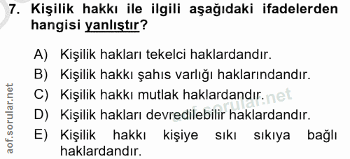 Soru 7
