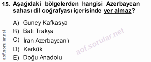 Soru 15