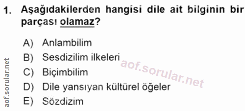 Soru 1