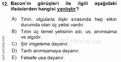 Soru 12