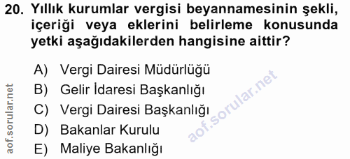 Soru 20