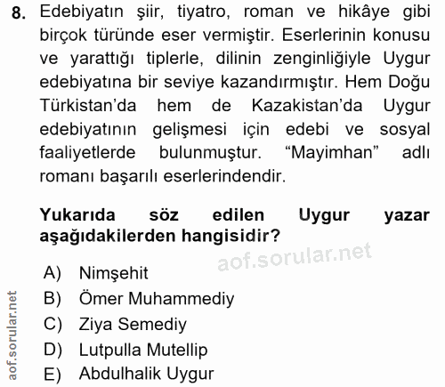 Soru 8