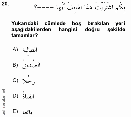 Soru 20